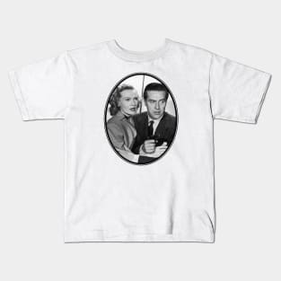 Ray Milland & Rita Johnson In The Big Clock Kids T-Shirt